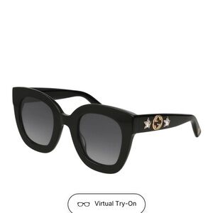 Gucci Black Designer Sunglasses